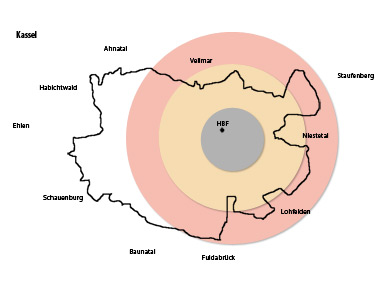 Karte Kassel