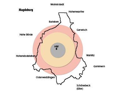 Karte Magdeburg